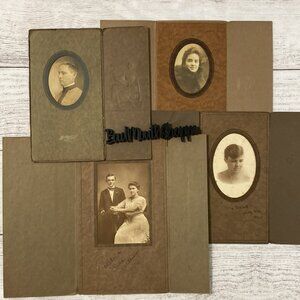 Lot of 4 Vintage Antique Family Photographs Portrait Collectible Ephemera (5)